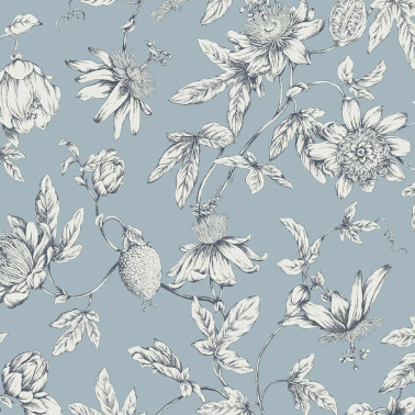 Passion Flower Toile Sky RT7853