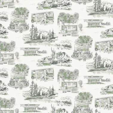 Modern Vista Toile Evergreen RT7863