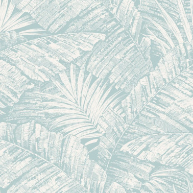 Palm Cove Toile White Blue RT7925