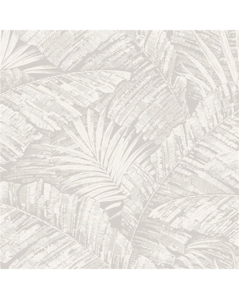 Palm Cove Toile White Grey RT7922