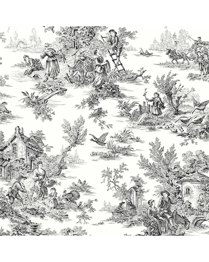 Campagne Toile Black White AT4228