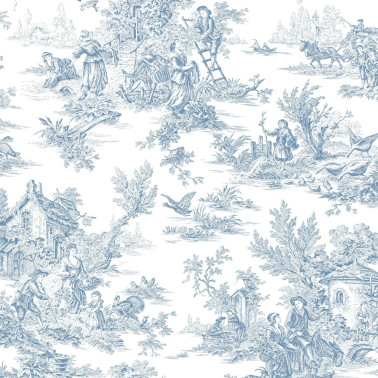 Campagne Toile Blue White AT4229