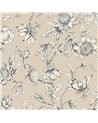 Passion Flower Toile Beige RT7854