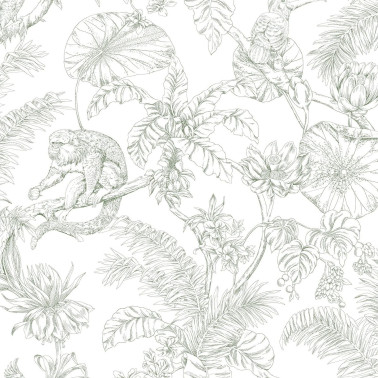 Tropical Sketch Toile Forest RT7842