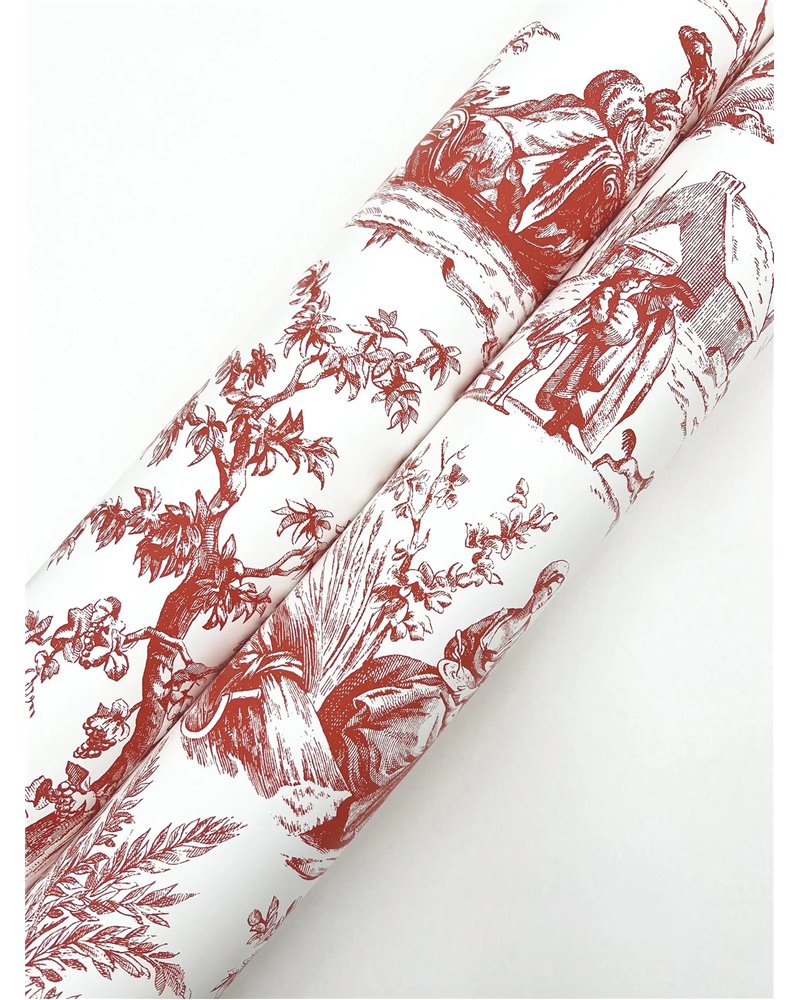 Seasons Toile Scarlet GR5925