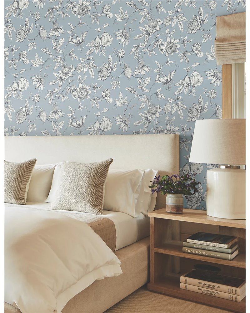 Passion Flower Toile Sky RT7853