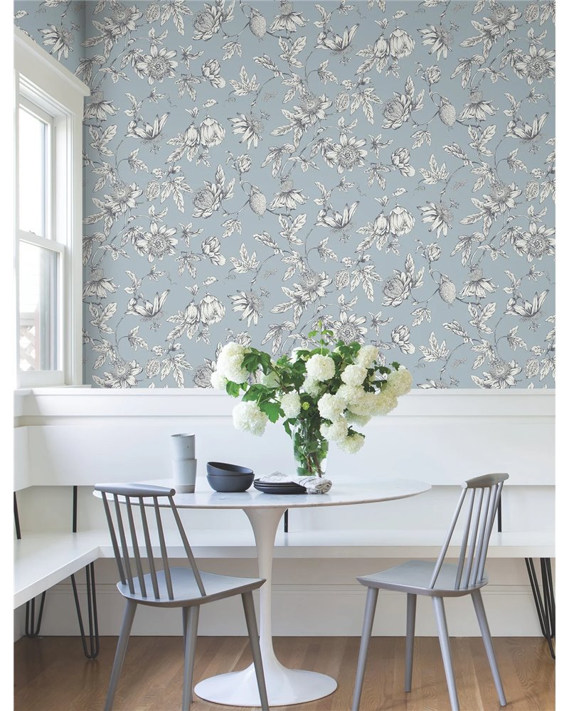 Passion Flower Toile Sky RT7853