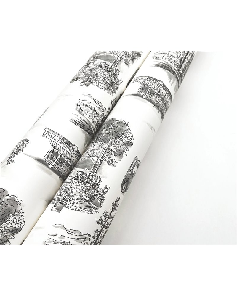 Modern Vista Toile Black RT7861