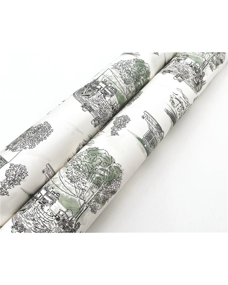 Modern Vista Toile Evergreen RT7863