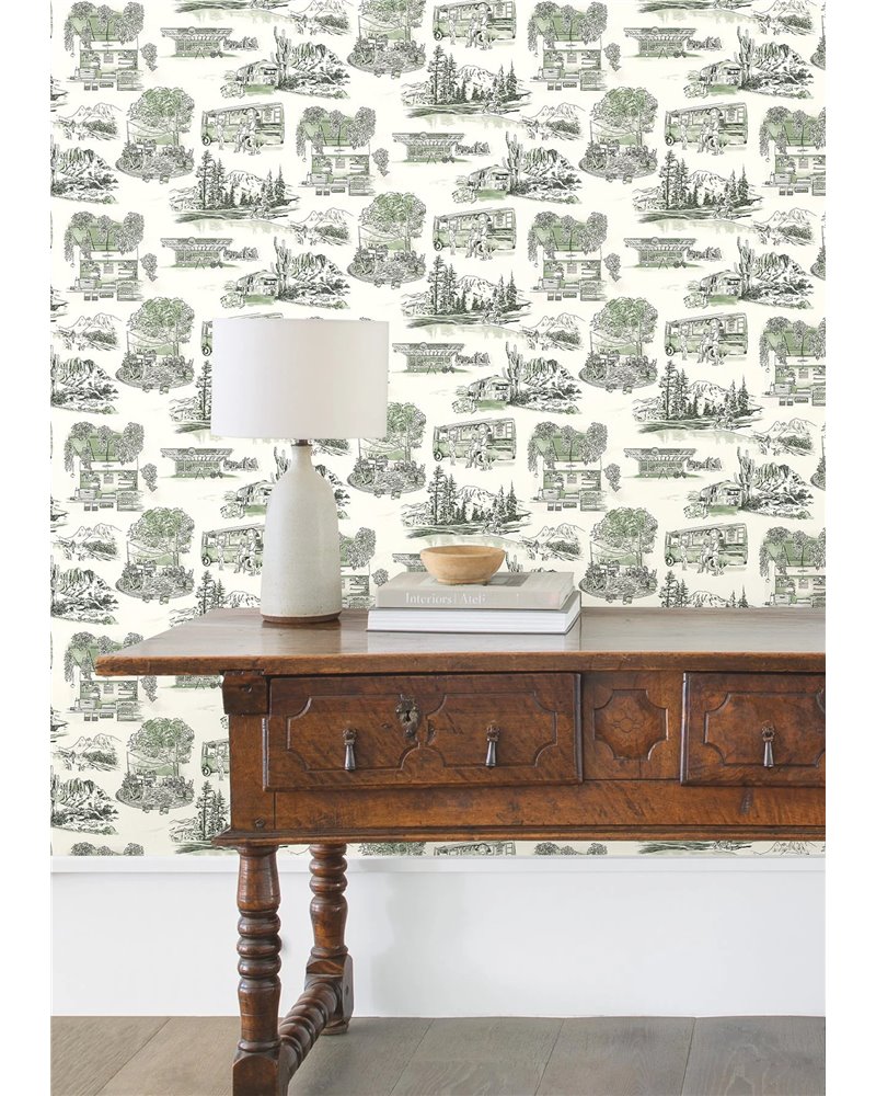 Modern Vista Toile Evergreen RT7863