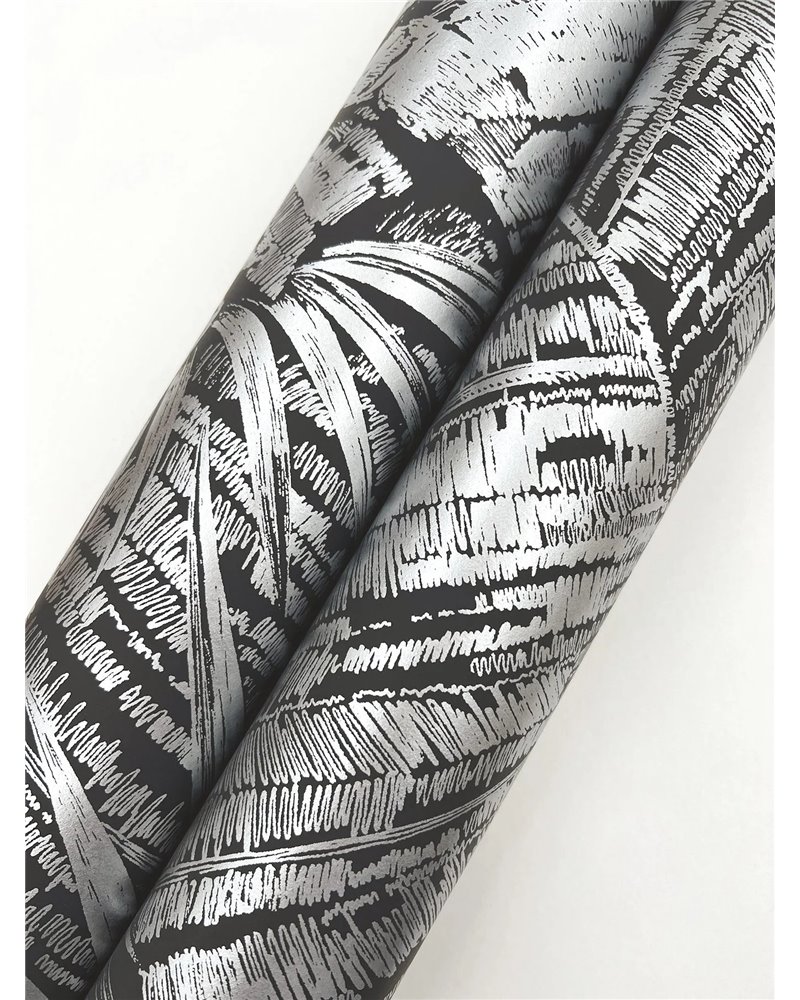 Palm Cove Toile Silver Black RT7923