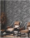 Palm Cove Toile Silver Black RT7923