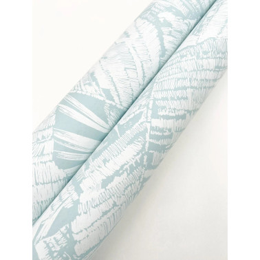 Palm Cove Toile Bianco Blu...