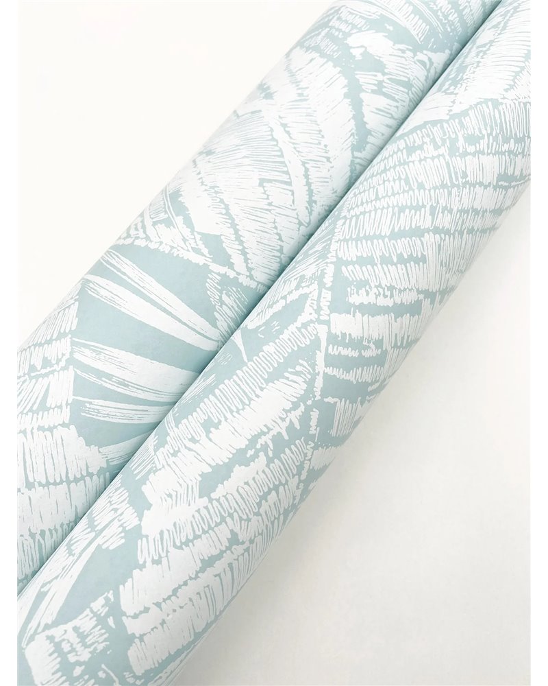 Palm Cove Toile White Blue RT7925