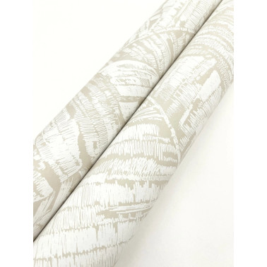 Palm Cove Toile White Taupe...