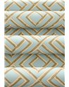 French Lattice Blue and Beige T42046