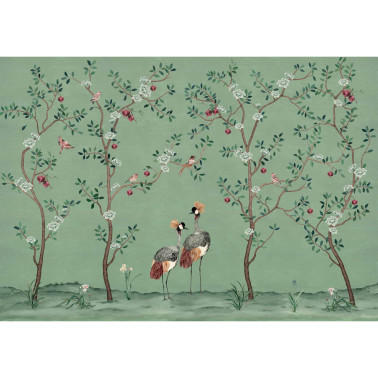 Crowned Crane Turquoise B00161