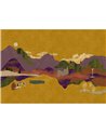 Landschaft Collage Ocker M5007-4