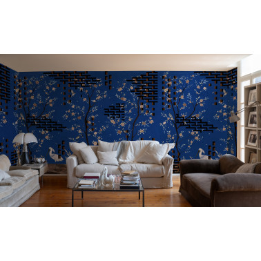 Tetris Chinoiseries Blue...