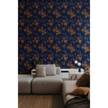 Papaveri spezzati blu PL5004-2