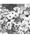 Jardin Fleuri Noir Et Blanc DOM3016