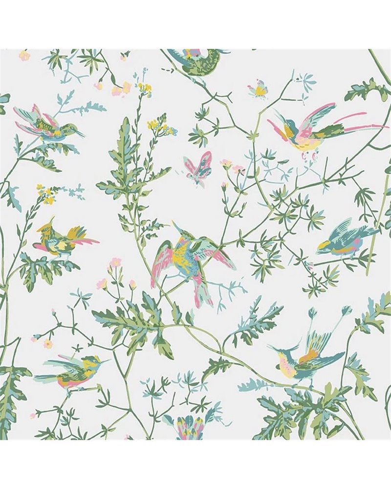 Hummingbirds Green & Pink 112-4015