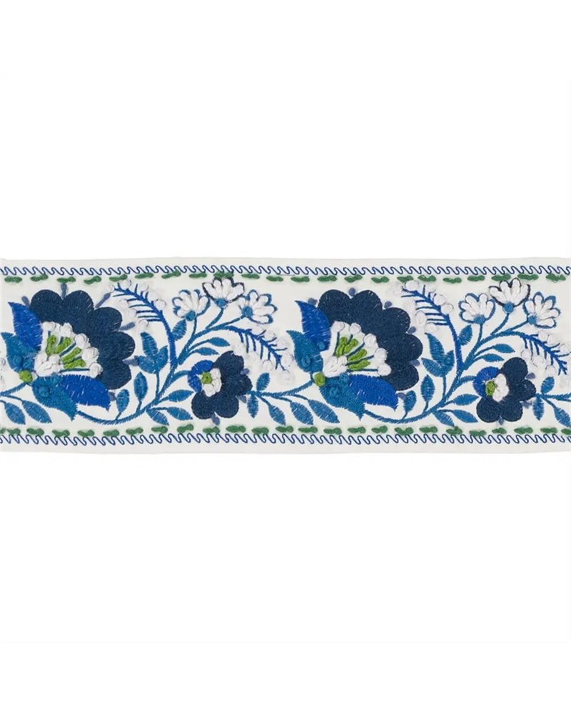 Enamel Flower Indigo TRDG0023-01