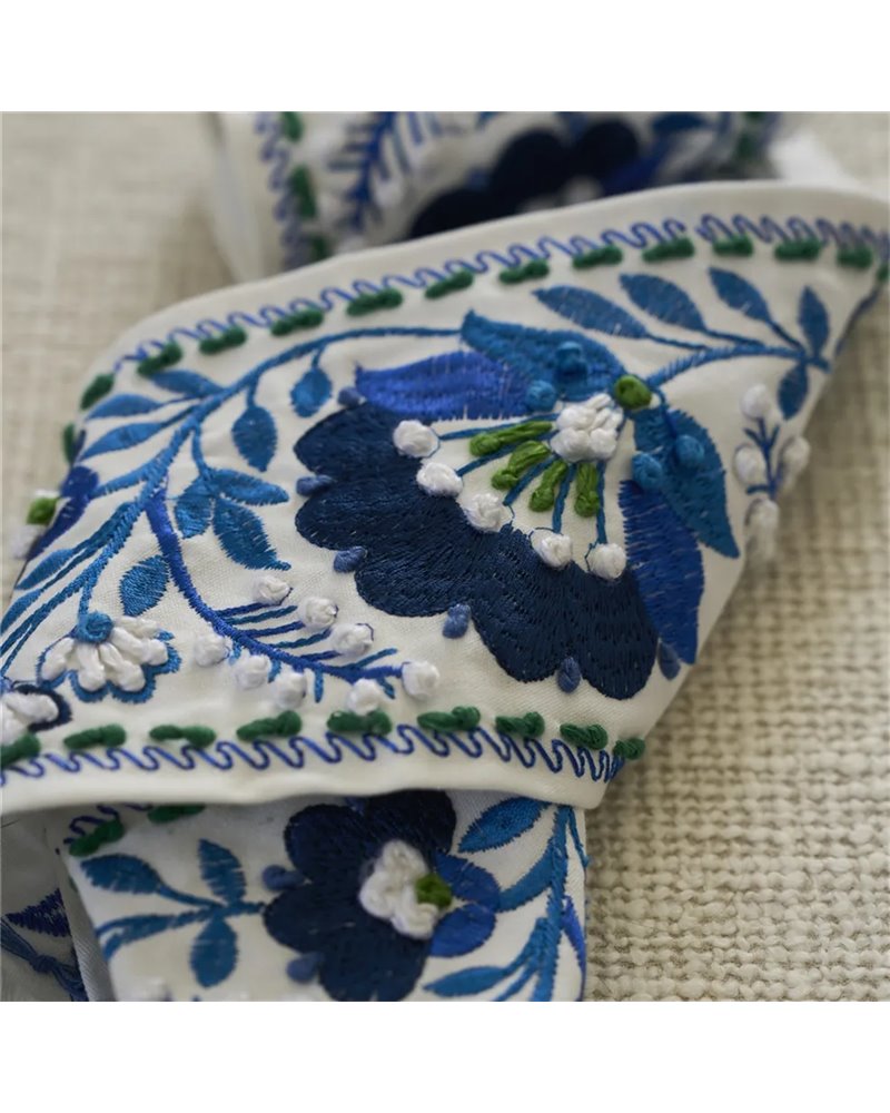 Enamel Flower Indigo TRDG0023-01