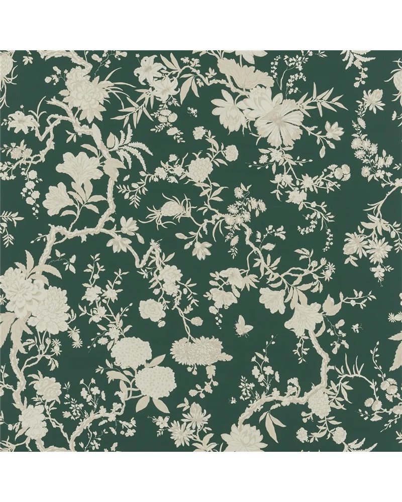 Tea House Floral Green FRL5266-01