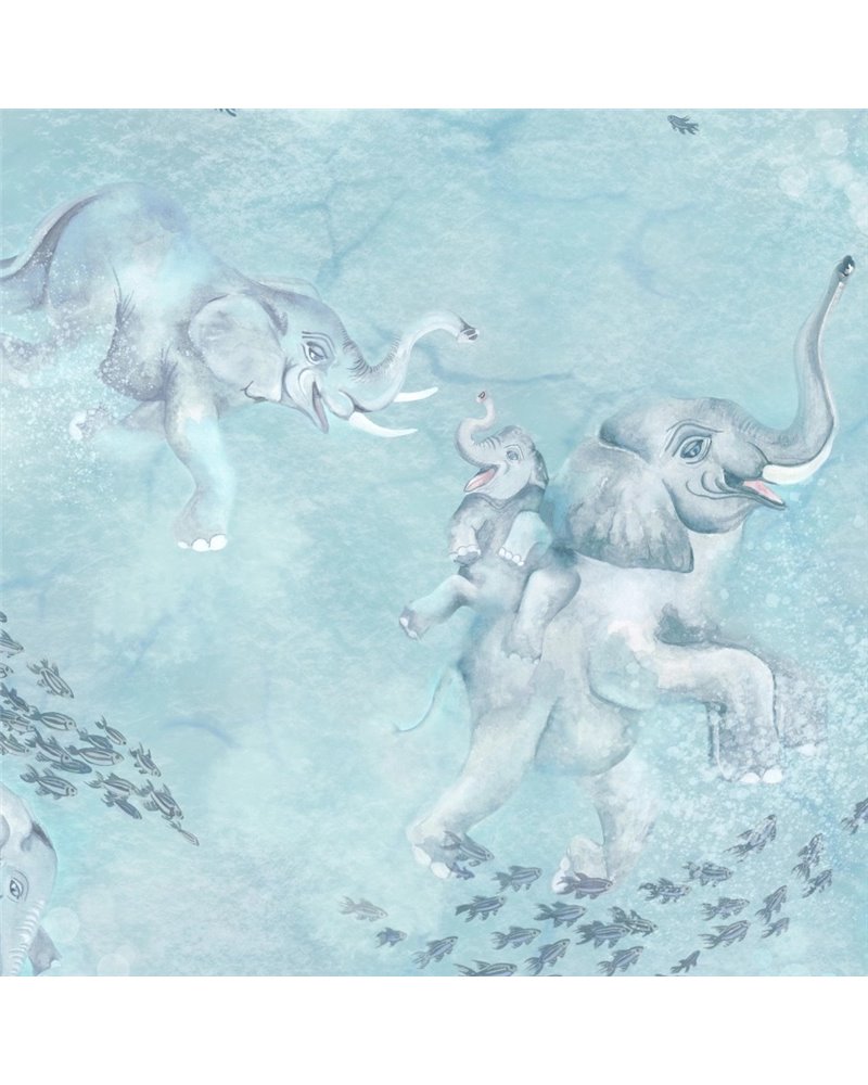 Elephant Breaststroke Ocean BMPP004-02B