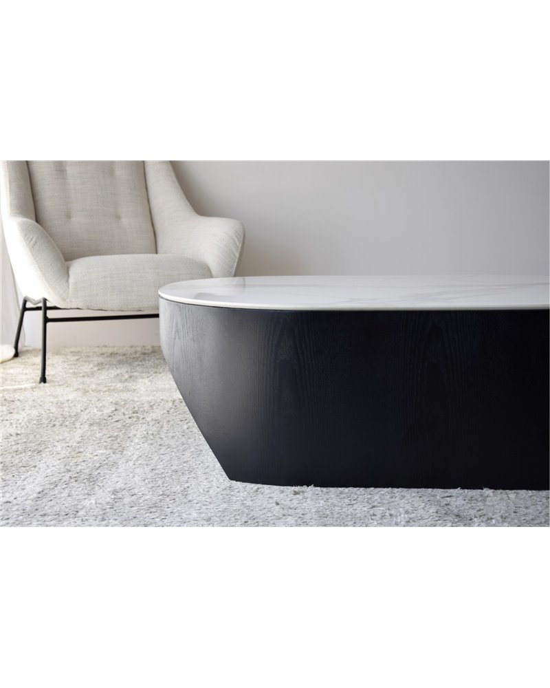 MESA DE CENTRO NORA. NEGRO,BLANCO, GRIS