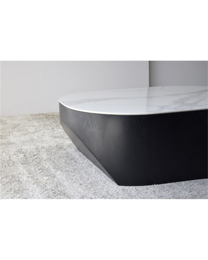 MESA DE CENTRO NORA. NEGRO,BLANCO, GRIS