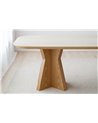 MESA COMEDOR LINEA CERÁMICO BEIGE FRESNO