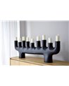 CANDELABRO TOTEM N.2. METAL.NEGRO