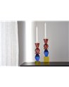 CANDELABRO FORMAS CRISTAL COLOR.PEQ