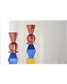 CANDELABRO FORMAS CRISTAL COLOR.PEQ