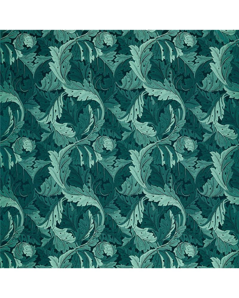 Acanthus Jacquard Teal F1740-06