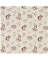 Squirrel & Hedgehog Walnut Linen DWOW225523