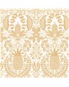 Pineapple Damask White & Gold RF7482