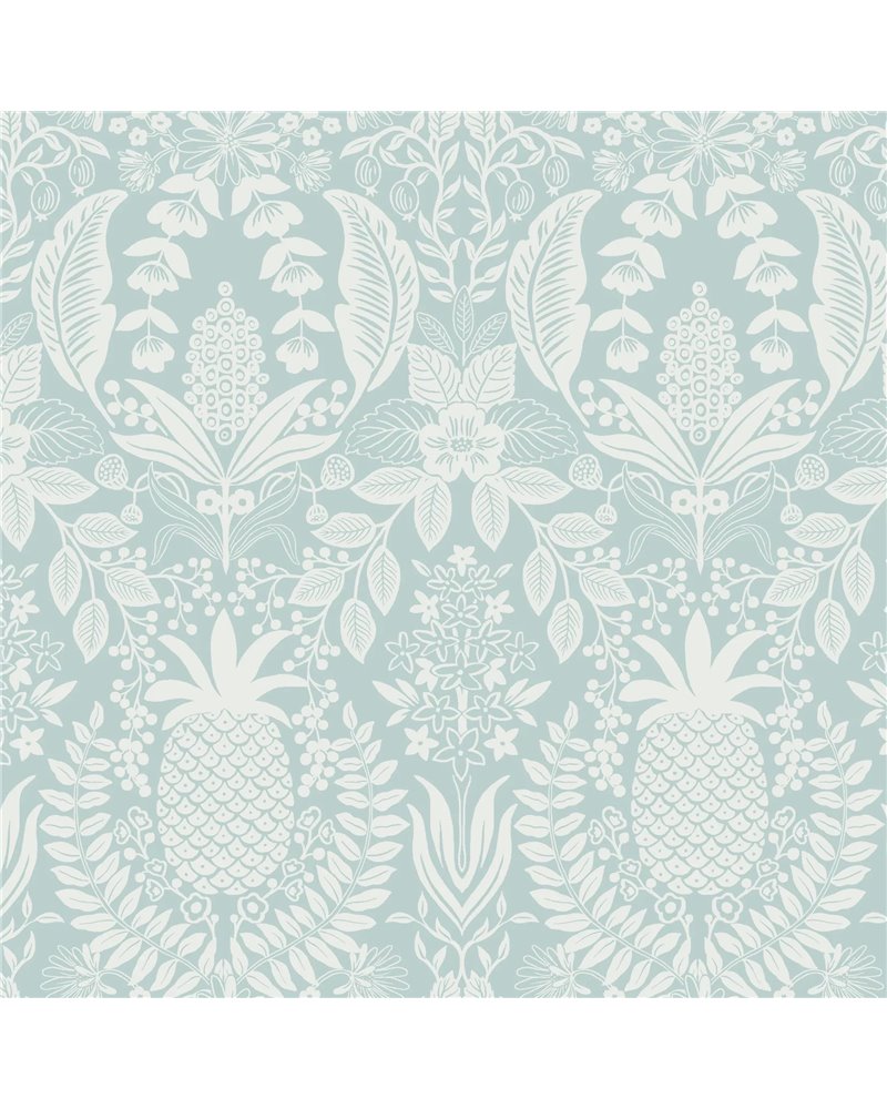 Pineapple Damask Light Blue RF7484