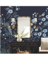 Peacock Mural Navy RP7396M