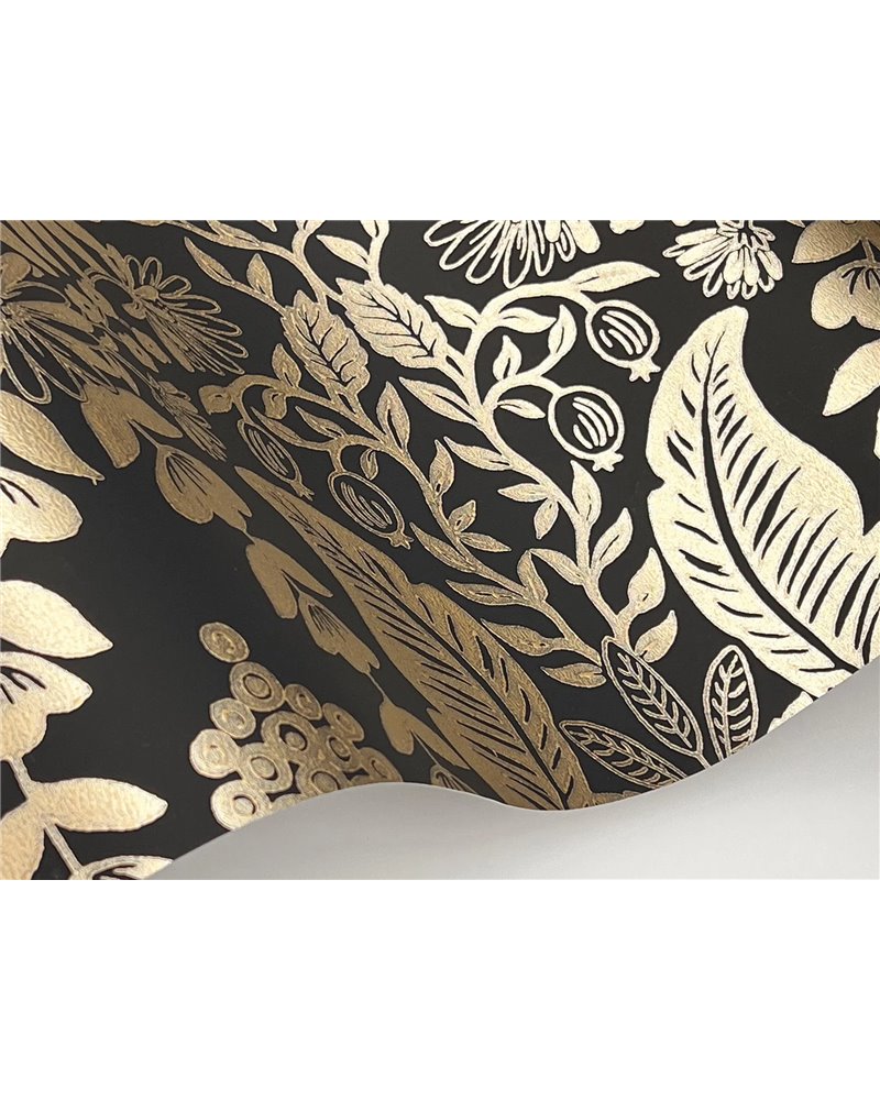 Pineapple Damask Black & Gold RF7483