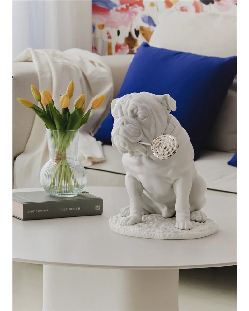 Bulldog con piruleta (Re-Deco)