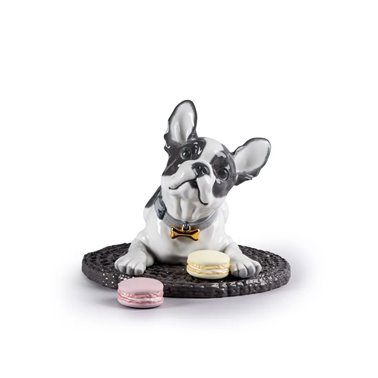 French Bulldog figure with...