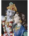 Radha Krishna en Columpio