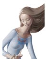 Figura mujer Aromas en el viento