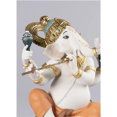 Ganesha-Figur mit Bansuri....