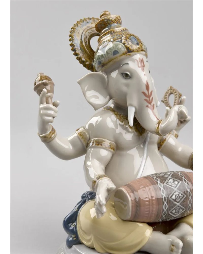 Figura Ganesha con mridangam