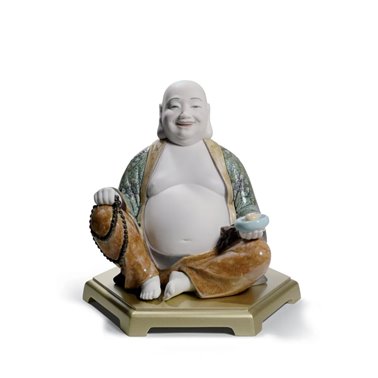 Figura del Buddha felice