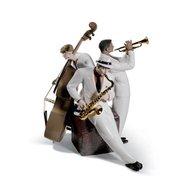 Figura músicos Trío de jazz. Serie limitada